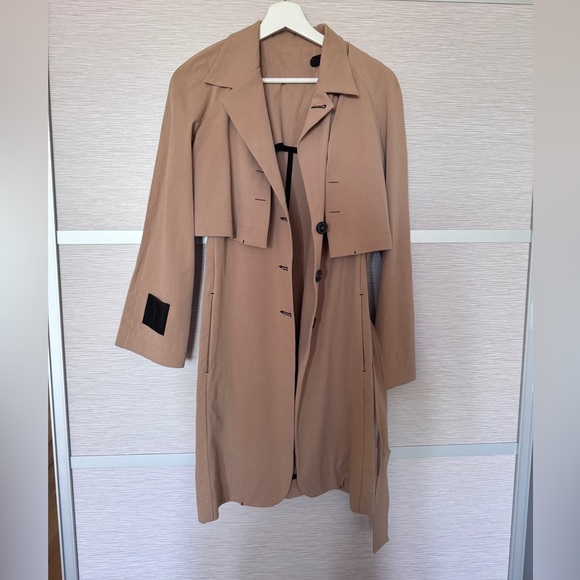 AVTANDIL 2 in 1 Trench Coat In Beige Sz. S - Picture 2 of 16